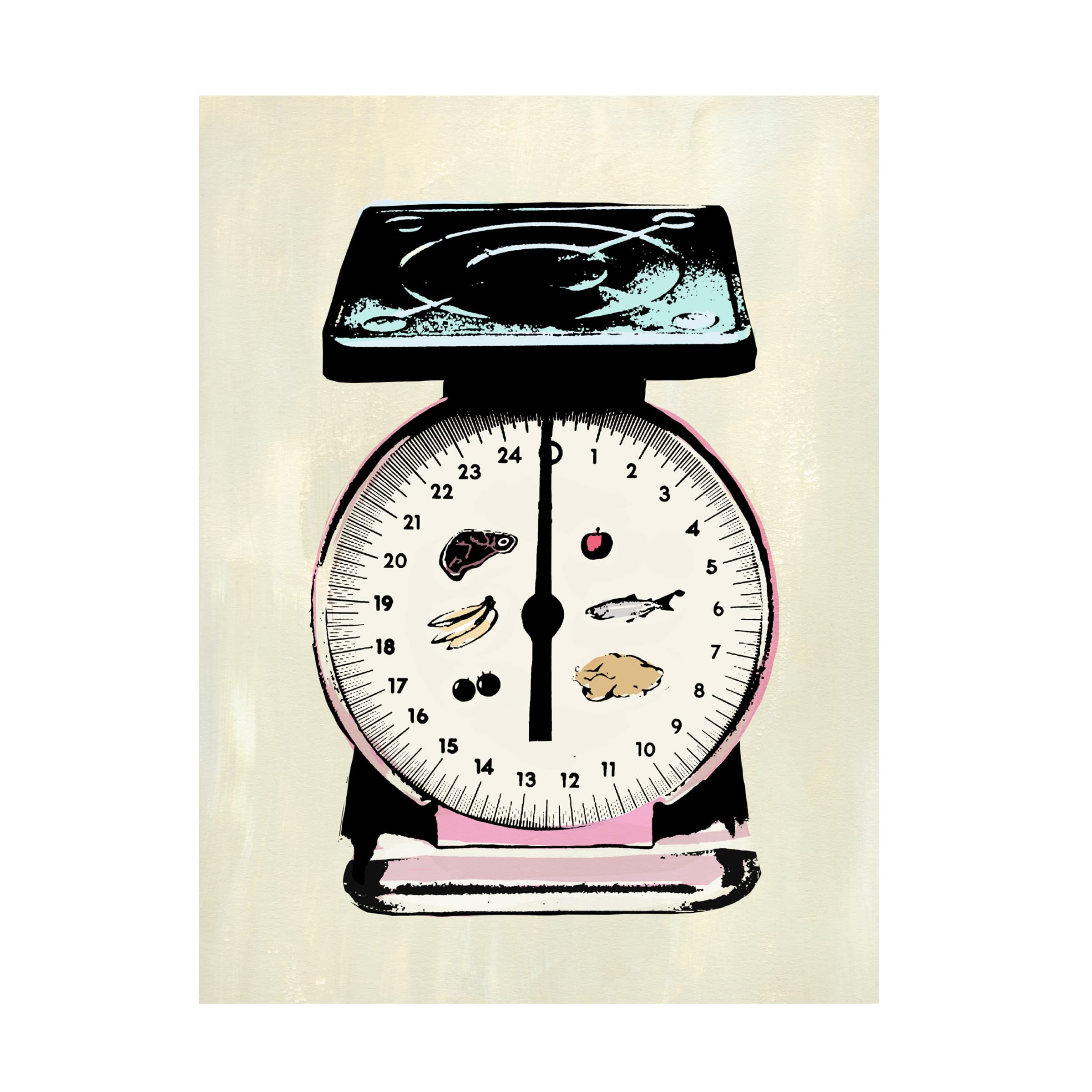 Annie Warren Retro Kitchen Appliance II Canvas Wall Art Print - Vintage Style Home Decor for Kitchen, Dining Room & Office - TMFA Collection