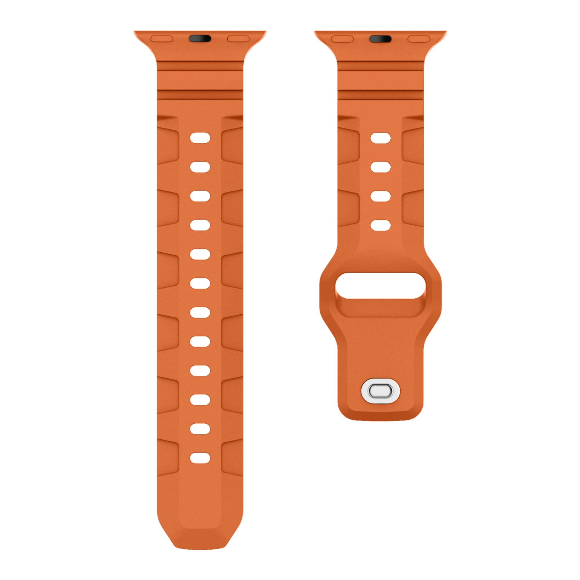 Premium Sport Bands for Apple Watch Ultra 2/Ultra - 49mm 45mm 44mm 42mm Waterproof Silicone Replacement Strap Compatible with iWatch Series 9/8/7/6/5/SE - Durable Fitness & Swimming Wristband for Men & Women