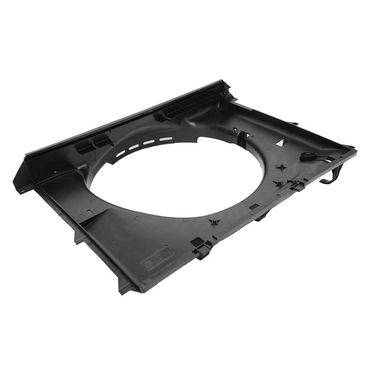 1x Radiator Cooling Fan with Plastic Shroud - Replacement Part for Car Engine Cooling System - Compatible with Multiple Vehicle Models - Perfect for DIY Auto Repair and Maintenance