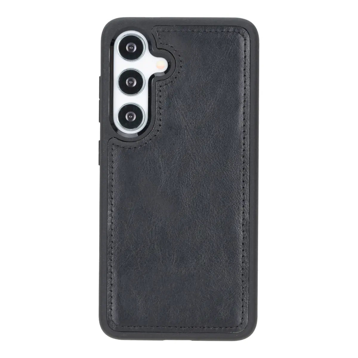Premium Black Magnetic Leather Wallet Case for Samsung Galaxy S25 - Slim Protective Cover with Card Slots & Strong Magnet for Secure Hold | Perfect for Everyday Use, Travel & Business Meetings
