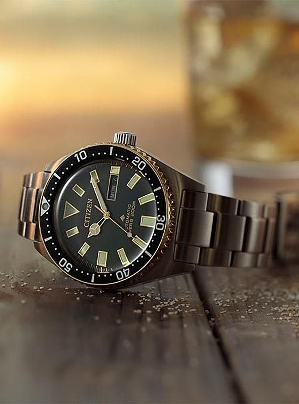 CITIZEN ProMaster Marine NY0125-83E Automatic Diver Watch - 200M Water Resistant, Japan Movement, JDM - Perfect for Scuba Diving, Snorkeling & Water Sports