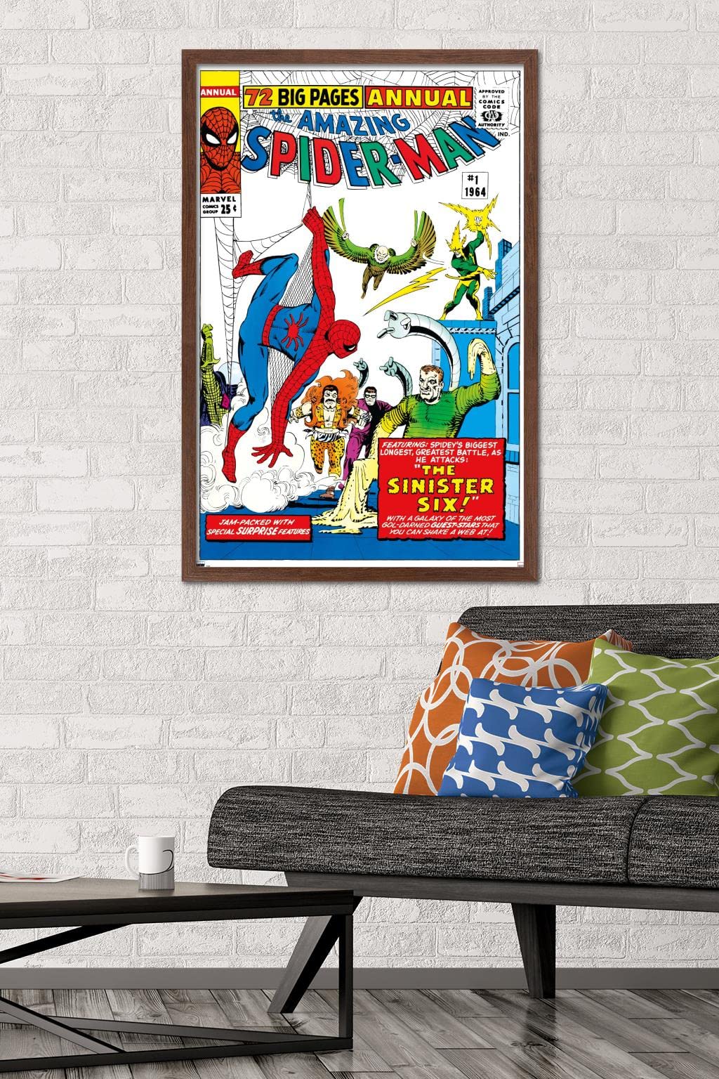 Trends International Marvel Comics The Sinister Six - Amazing Spider-Man Annual #1 Wall Poster, 34