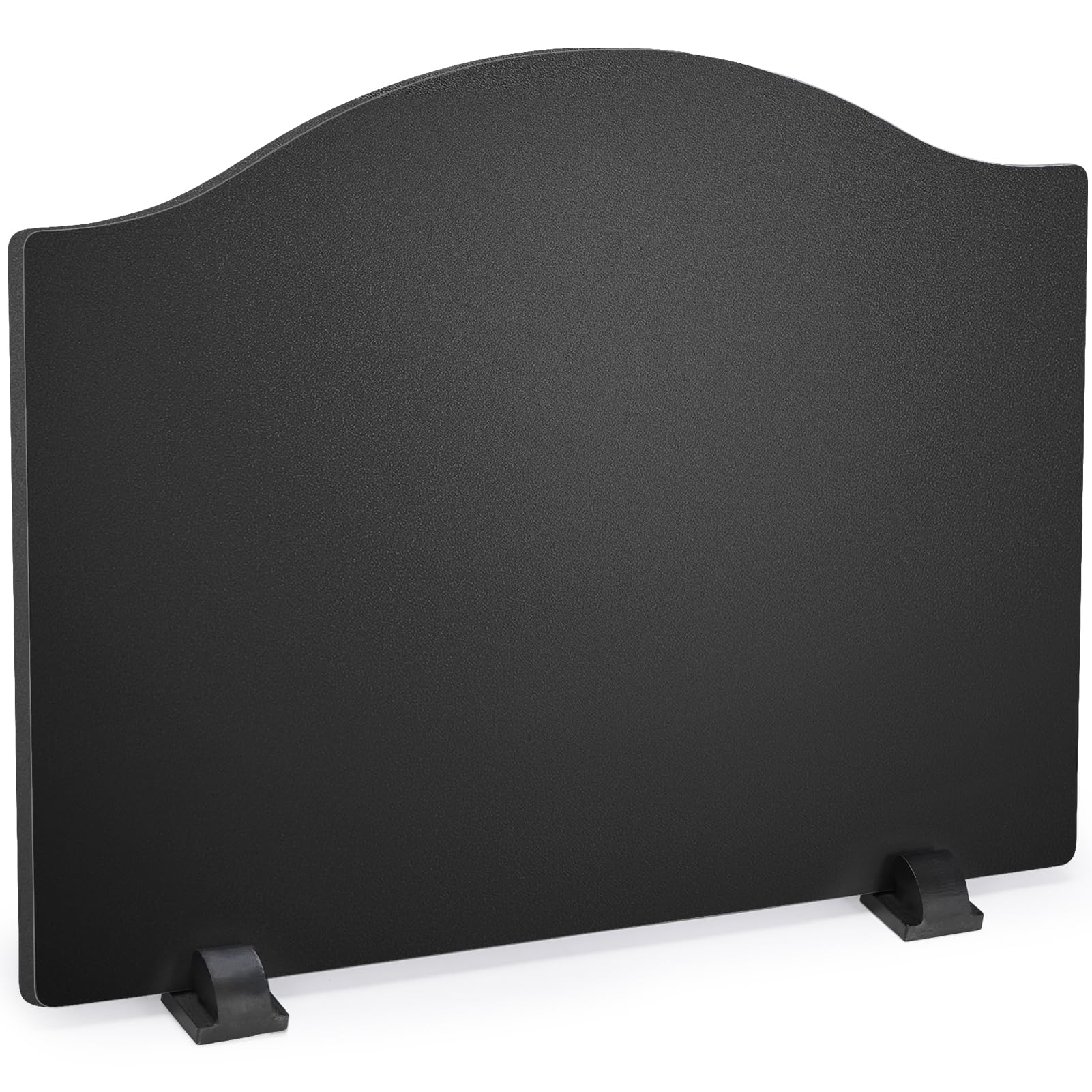 24 Inch Iron Fireplace Back Panel with Feet - Durable Fireback Heat Reflector for Fireplace Protection | Fireplace Accessories for Home & Outdoor Use