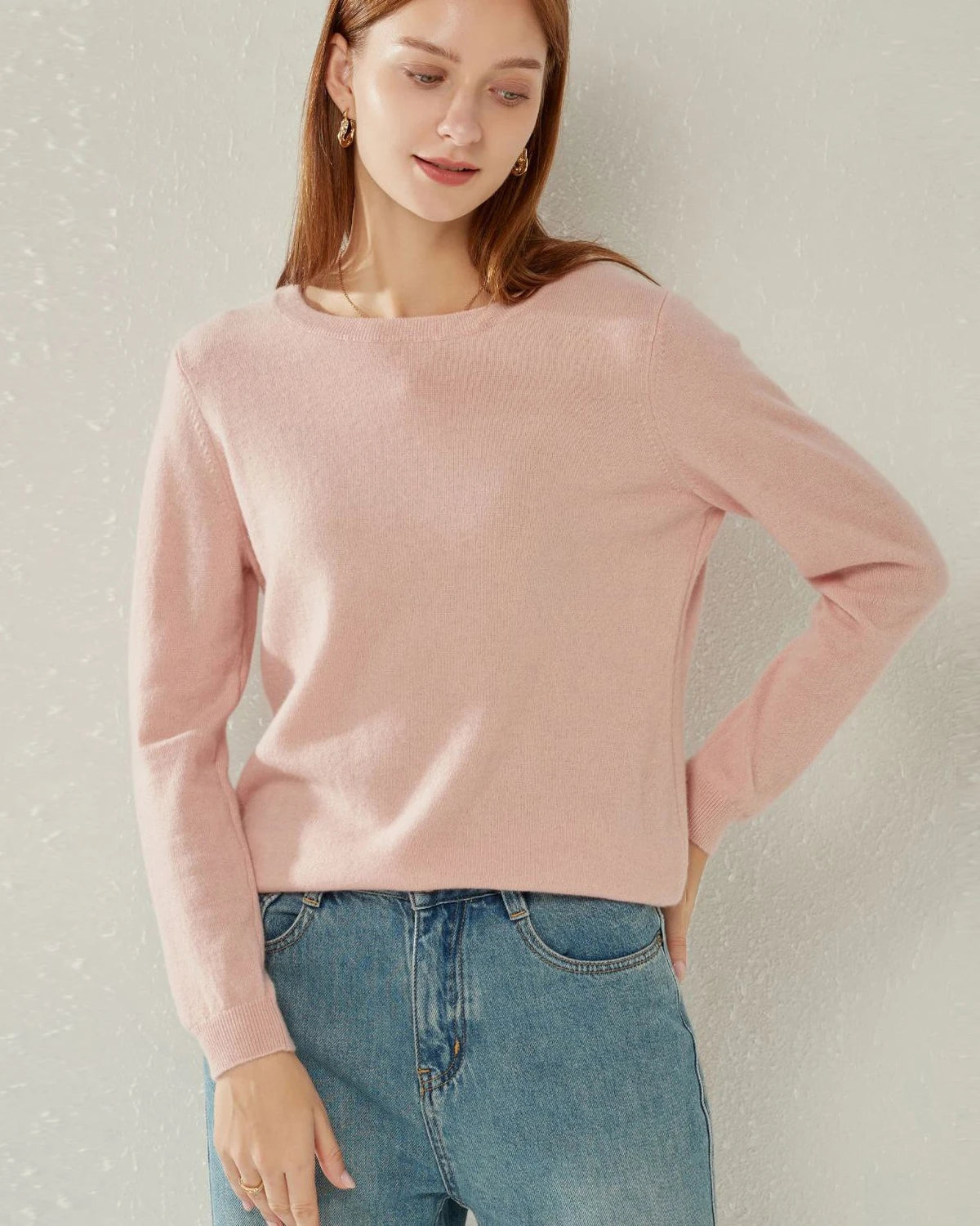 Premium Lightweight Cashmere Sweater for Women & Men - Soft & Warm Winter Pullover - Perfect for Office, Travel & Casual Outfits