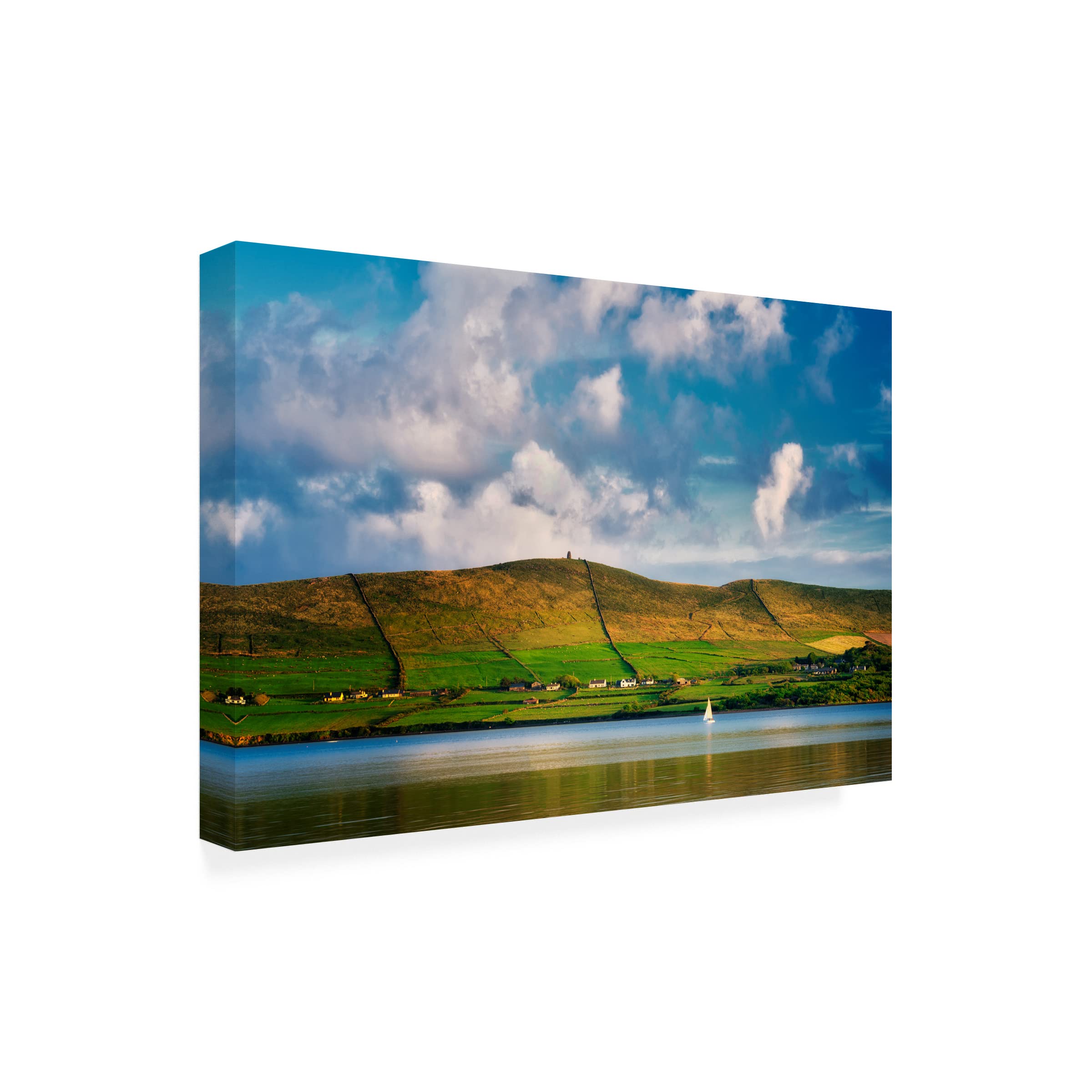 Dennis Frates 'Hillside' Landscape Canvas Wall Art - Premium Handmade Home Decor for Living Room, Bedroom & Office