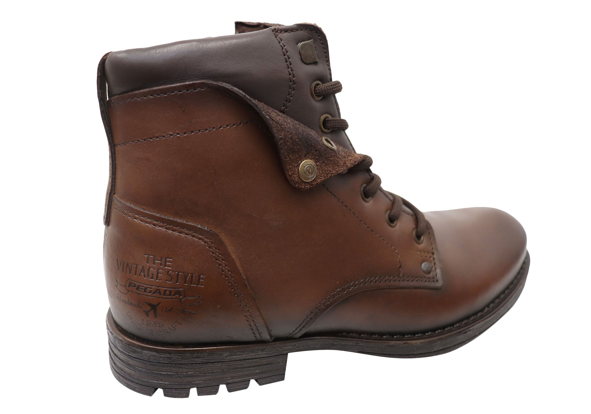 Julian Men's Comfortable Leather Boots - Handmade in Brazil - Stylish & Durable for Casual Wear, Work & Outdoor Adventures