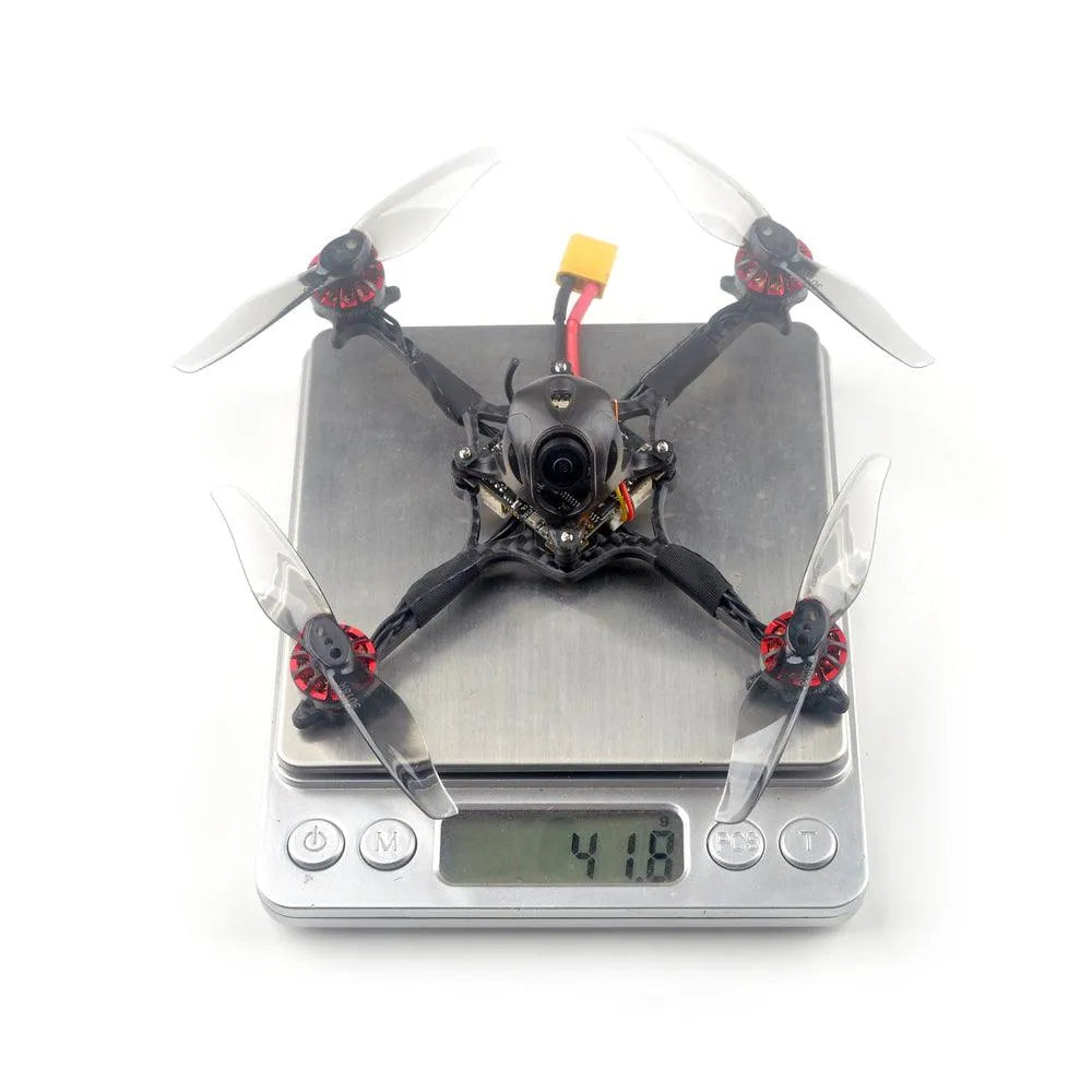 Happymodel Crux3 3 Inch Brushless FPV Drone - 1-2S Toothpick Quadcopter with Frsky SPI, Flysky SPI, DSM2/X SPI, RXSR & TBS Receiver - Perfect for Indoor Racing, Freestyle Flying & FPV Drone Training