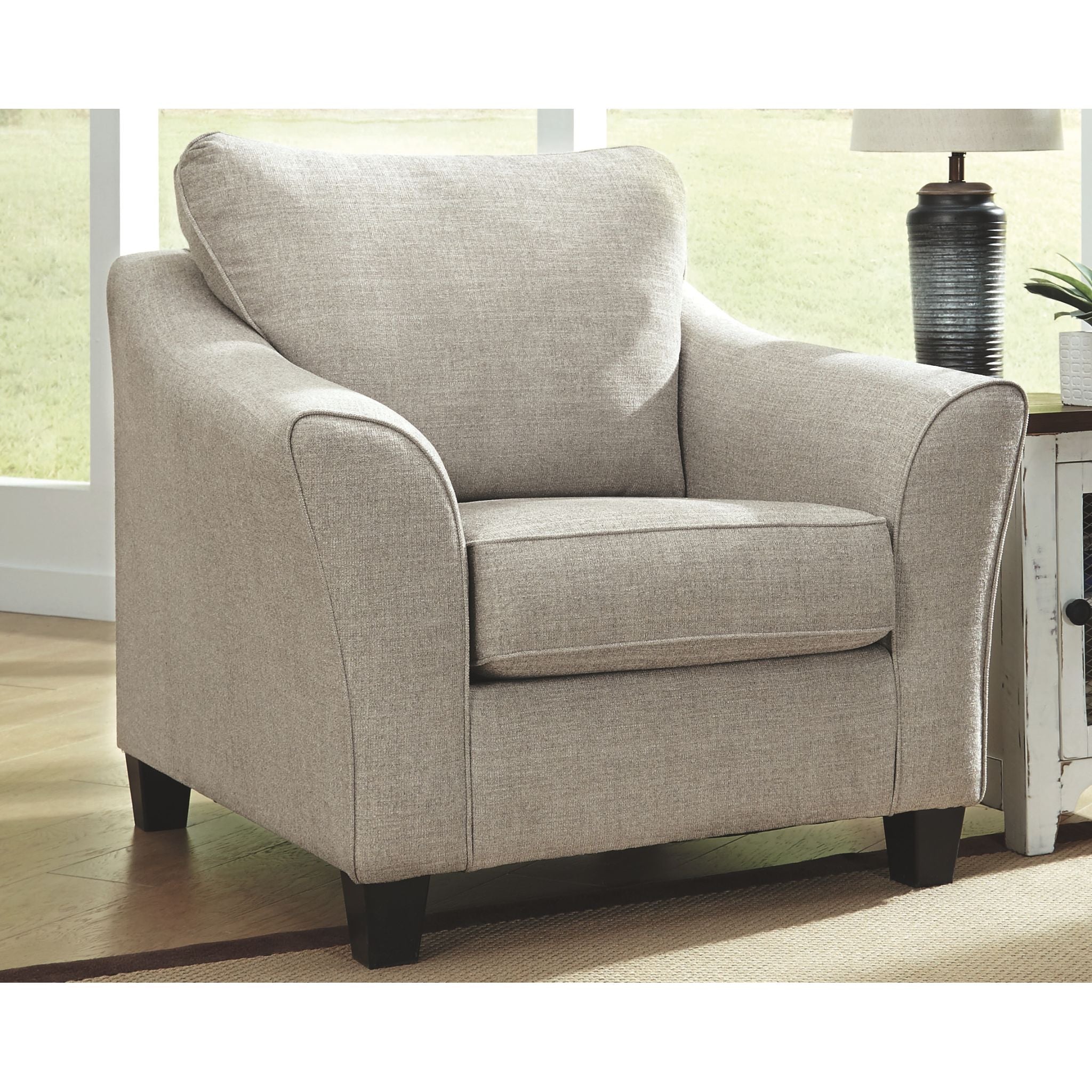 Abney Chair Driftwood - Modern Wooden Accent Chair for Living Room, Bedroom & Office - Comfortable & Stylish Home Decor Furniture