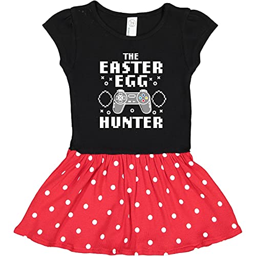 Inktastic Happy Easter The Easter Egg Hunter Gamer Toddler Dress - Cute Easter Outfit for Baby Girls & Boys, Fun Holiday Party Costume, Spring Photoshoot & Family Gathering Attire