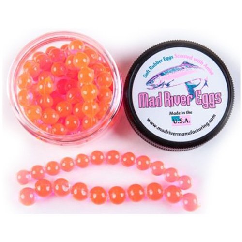Mad River Anise Scented Fishing Lures - Premium Scented Soft Plastic Eggs for Trout & Salmon Fishing | Ideal for River & Stream Fishing