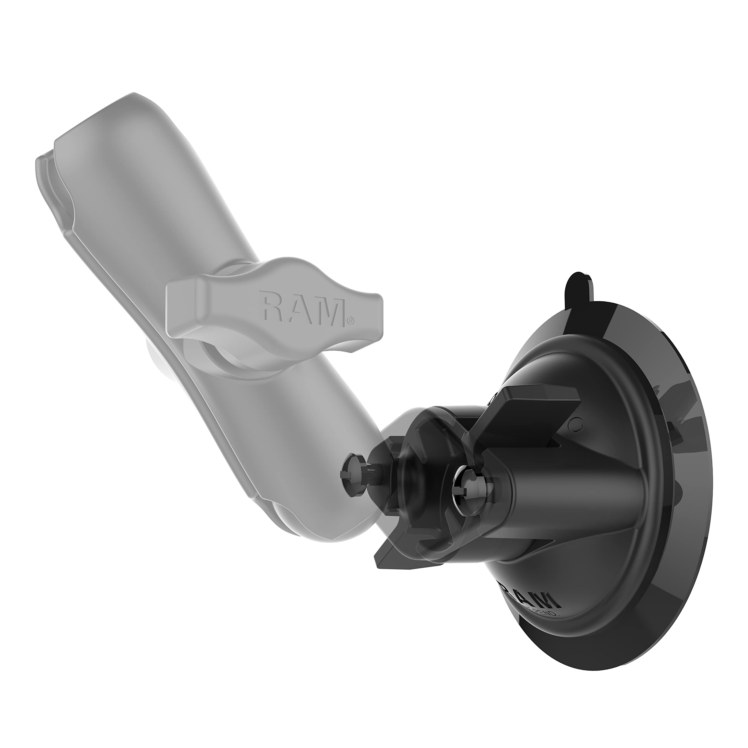 RAM Mounts Twist-Lock Suction Cup Base RAP-224-1U | Compatible with RAM B Size 1