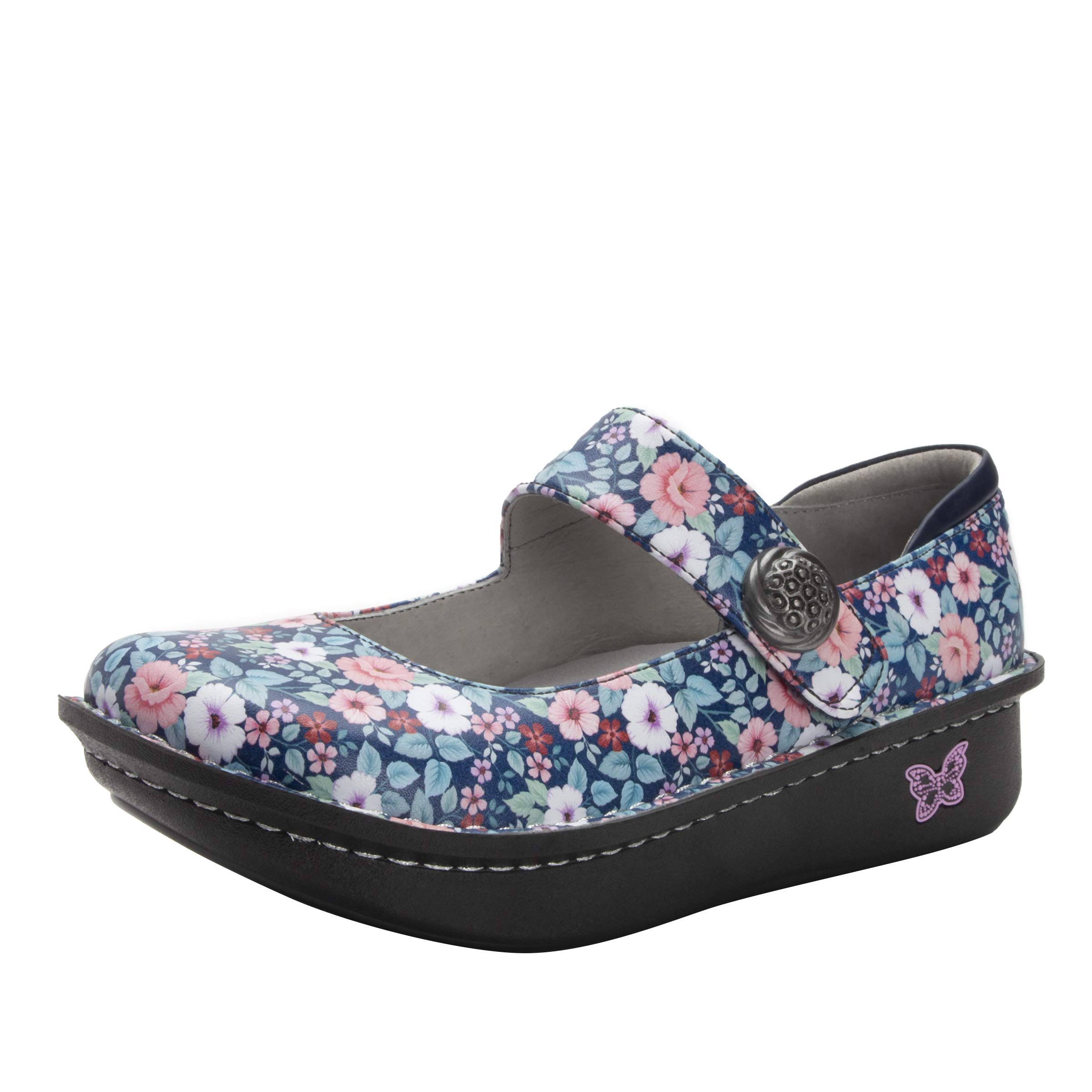 **Alegria Women's Paloma Leather Shoes – Comfortable Slip-On Loafers for Work, Nursing & Casual Wear**