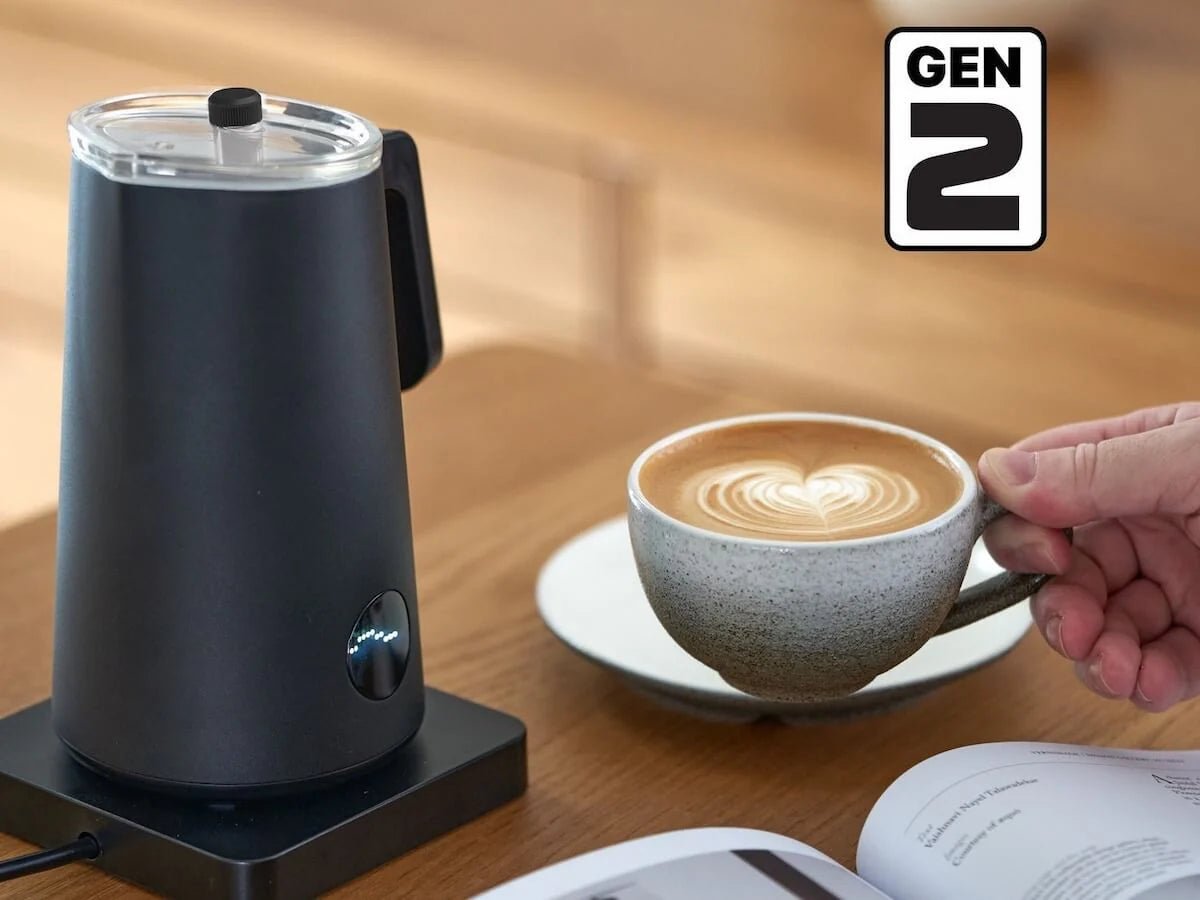 Subminimal NanoFoamer PRO GEN 2 - Electric Milk Frother for Perfect Lattes & Cappuccinos | Barista-Grade Foam at Home | Ideal for Coffee Enthusiasts & Home Brewing
