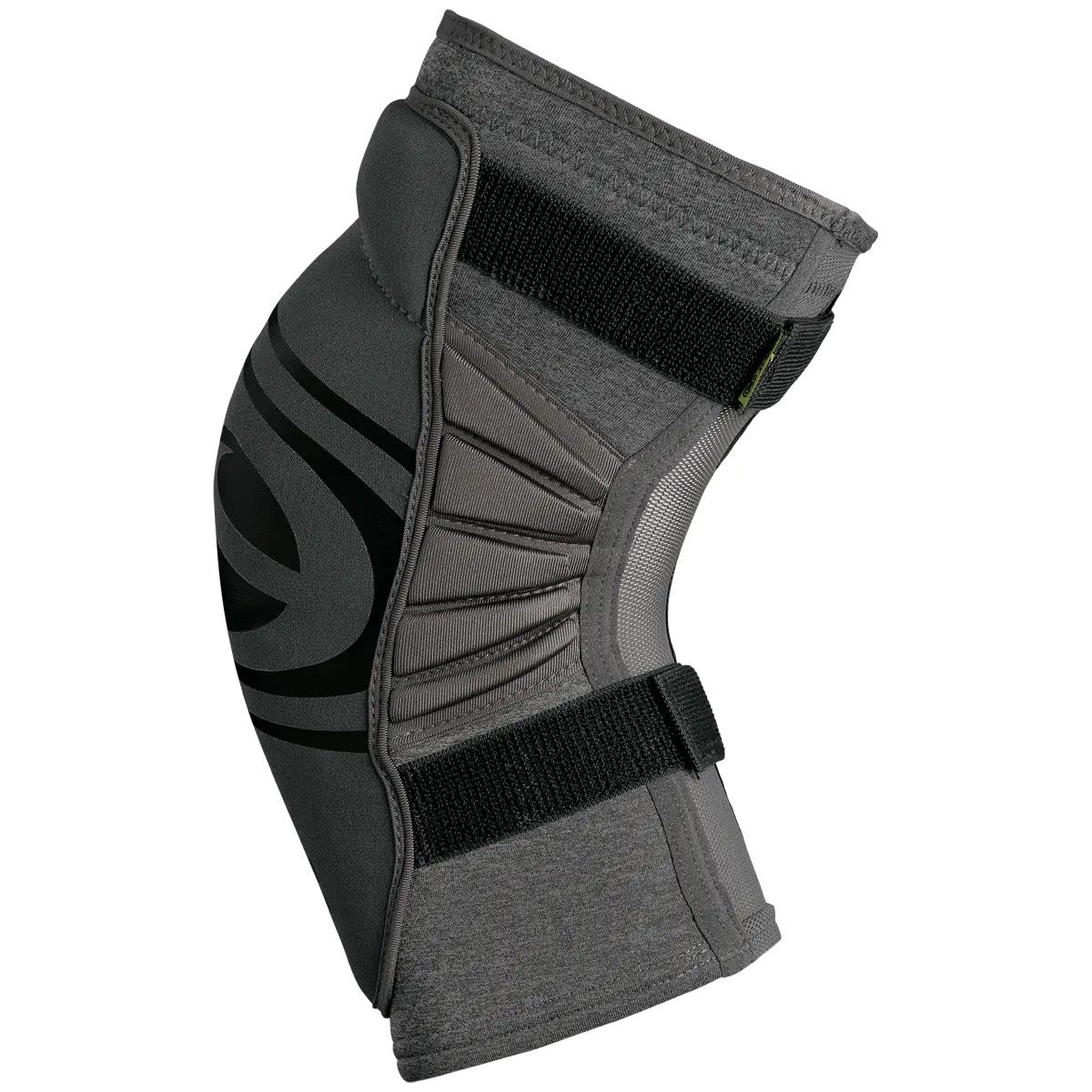 IXS Carve EVO+ Knee Guard Grey Size L - Protective Mountain Bike Gear for Men & Women - Perfect for Downhill, Trail Riding & BMX Cycling