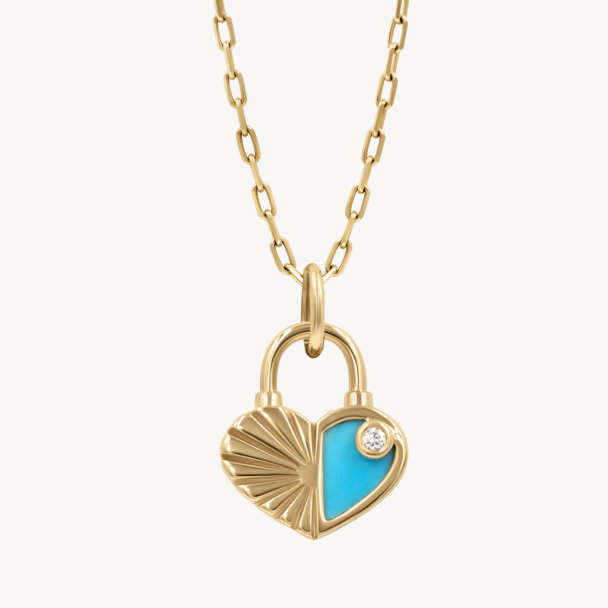 Half Turquoise Heart Charm Pendant - Elegant Jewelry for Necklaces & Bracelets - Perfect for Gifts, Weddings & Everyday Wear