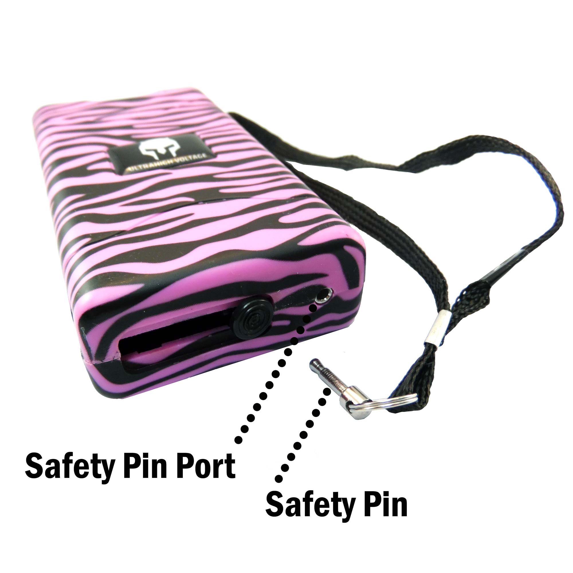 TERMINATOR Stun Gun - High Voltage Rechargeable Personal Protection Device with LED Flashlight | Compact & Powerful for Self-Defense, Home Security, Night Walking Safety