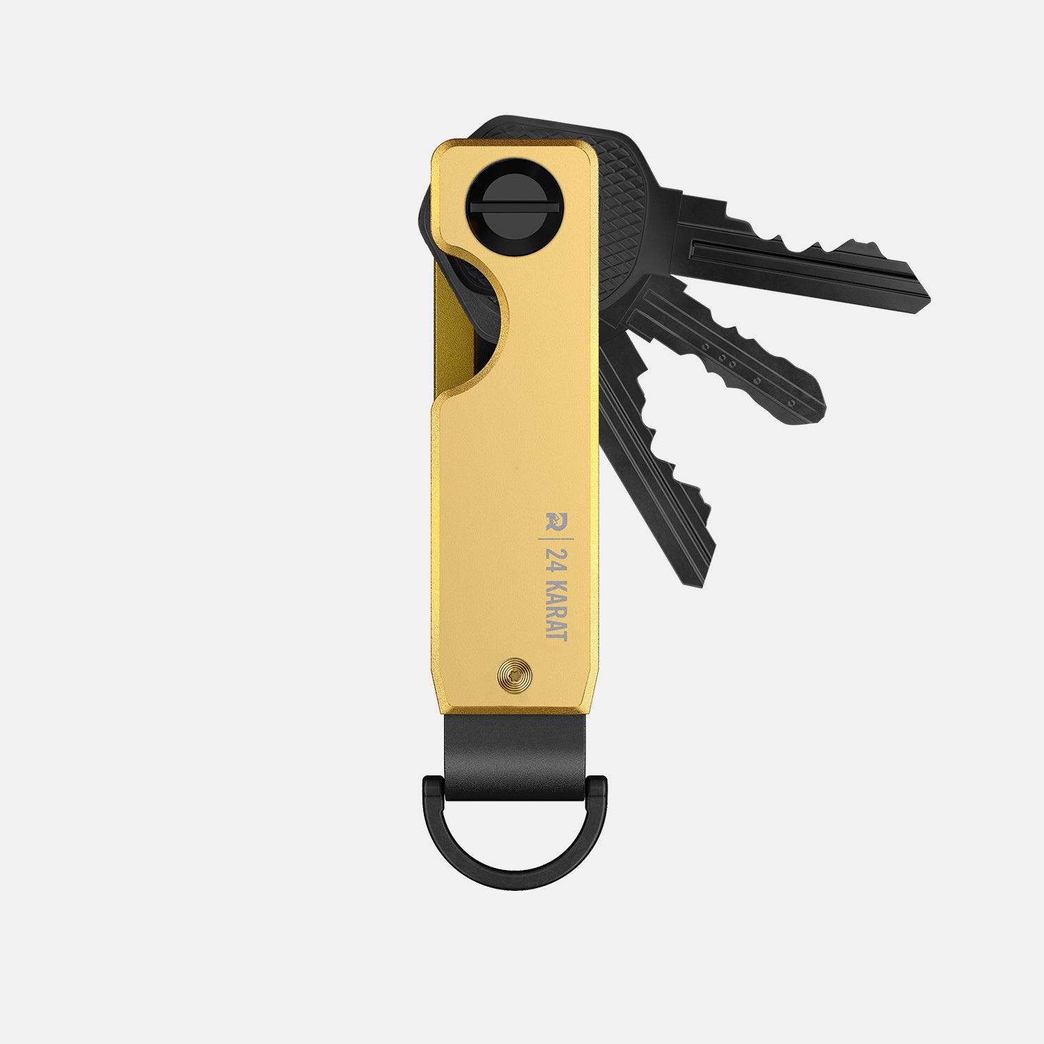 Ridge KeyCase 24K Gold - Premium Key Holder for Men & Women - Luxury Key Organizer for Home, Office & Travel Accessories