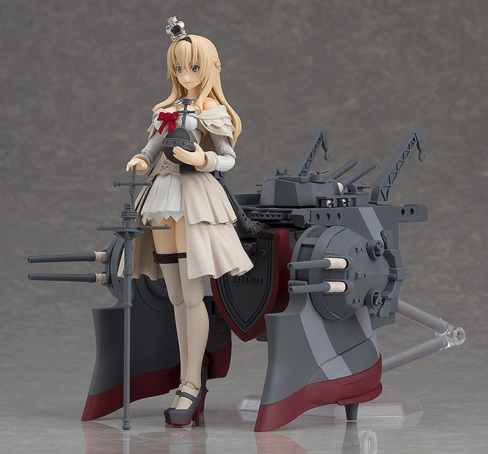 Figma #EX 052 Warspite Kantai Collection KanColle Anime Figure - Japanese Warship Girl Character Model for Display & Collection