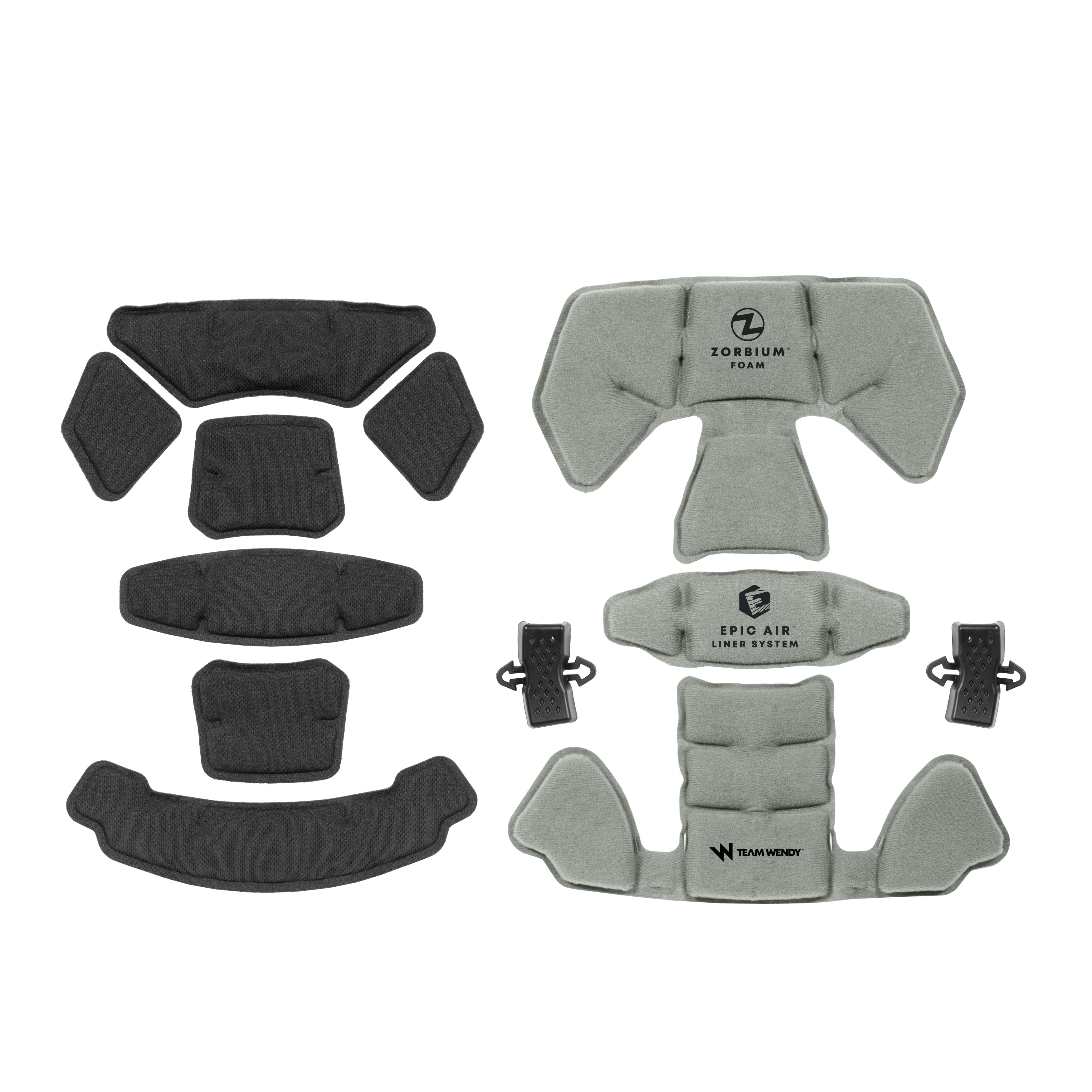 Team Wendy Epic Air Liner - Lightweight Helmet Padding System for Tactical & Airsoft (Small/Medium/Large) - Enhanced Comfort & Ventilation for Outdoor Sports & Military Use