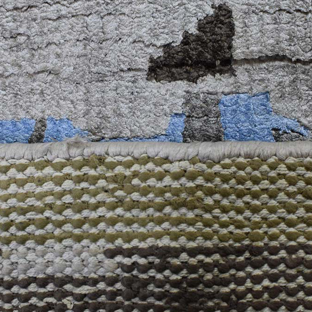 Handmade Hypnotic Eastern Hand-Knotted Rug - Boho Chic Home Decor for Living Room, Bedroom & Office