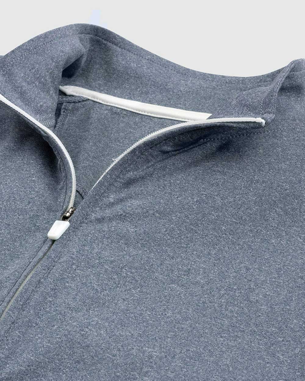 Johnnie O Flex Pullover Sweater - Heather Navy | Comfortable & Stylish Men's Knitwear for Casual Wear & Outdoor Activities