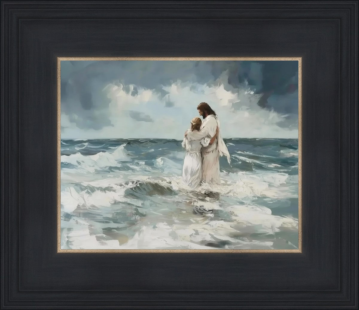 Be Still By Gabriel Heaton - Inspirational Christian Wall Art for Home & Office Decor - Perfect for Living Room, Bedroom, or Gift