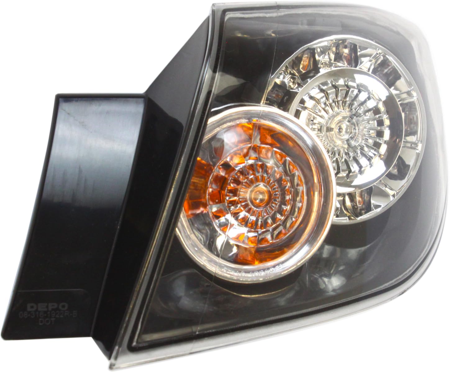 Compatible with Mazda 3 2005-2009 Right Tail Lamp Assembly LED Replacement for Hatchback - Perfect for Night Driving & Enhanced Safety