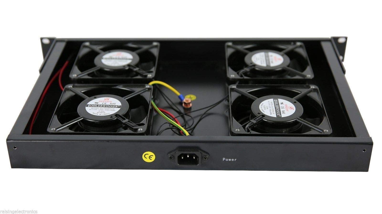 1U Server Rack Cooling Fan - 4 High-Speed Fans for Network Data Center Equipment | Perfect for Server Rooms, IT Cabinets & Rackmount Cooling Solutions