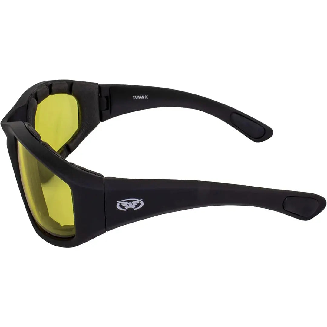 Global Vision Kickback Motorcycle Sunglasses - Polarized UV Protection for Riding, Driving & Outdoor Sports