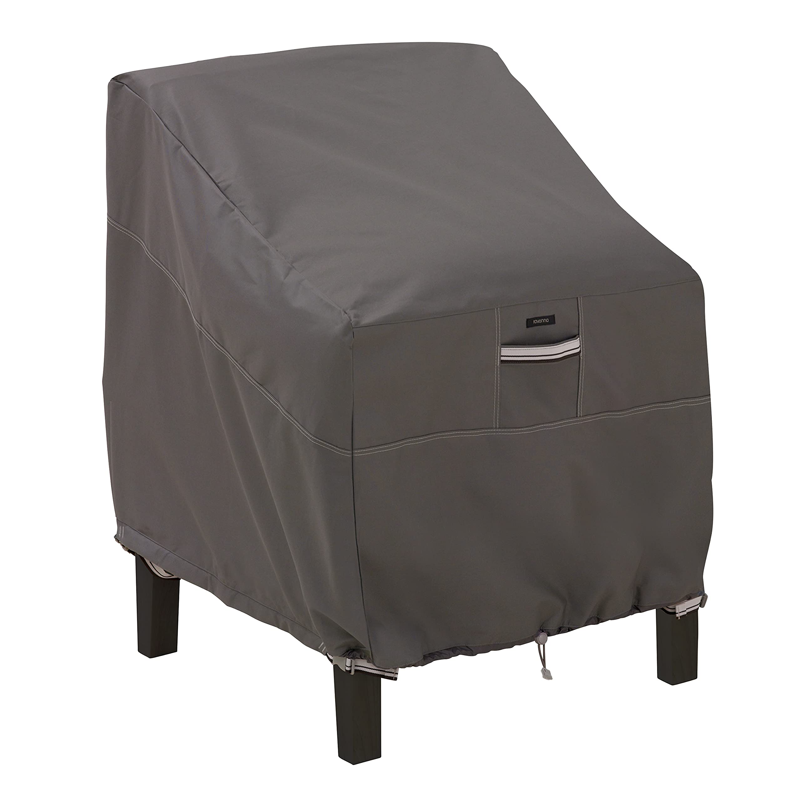 Classic Accessories Ravenna Waterproof Chaise Lounge Cover for Hampton Bay Spring Haven Wicker Patio Chairs, Durable Outdoor Furniture Protection for All Seasons, Perfect for Patio, Deck, and Garden Use
