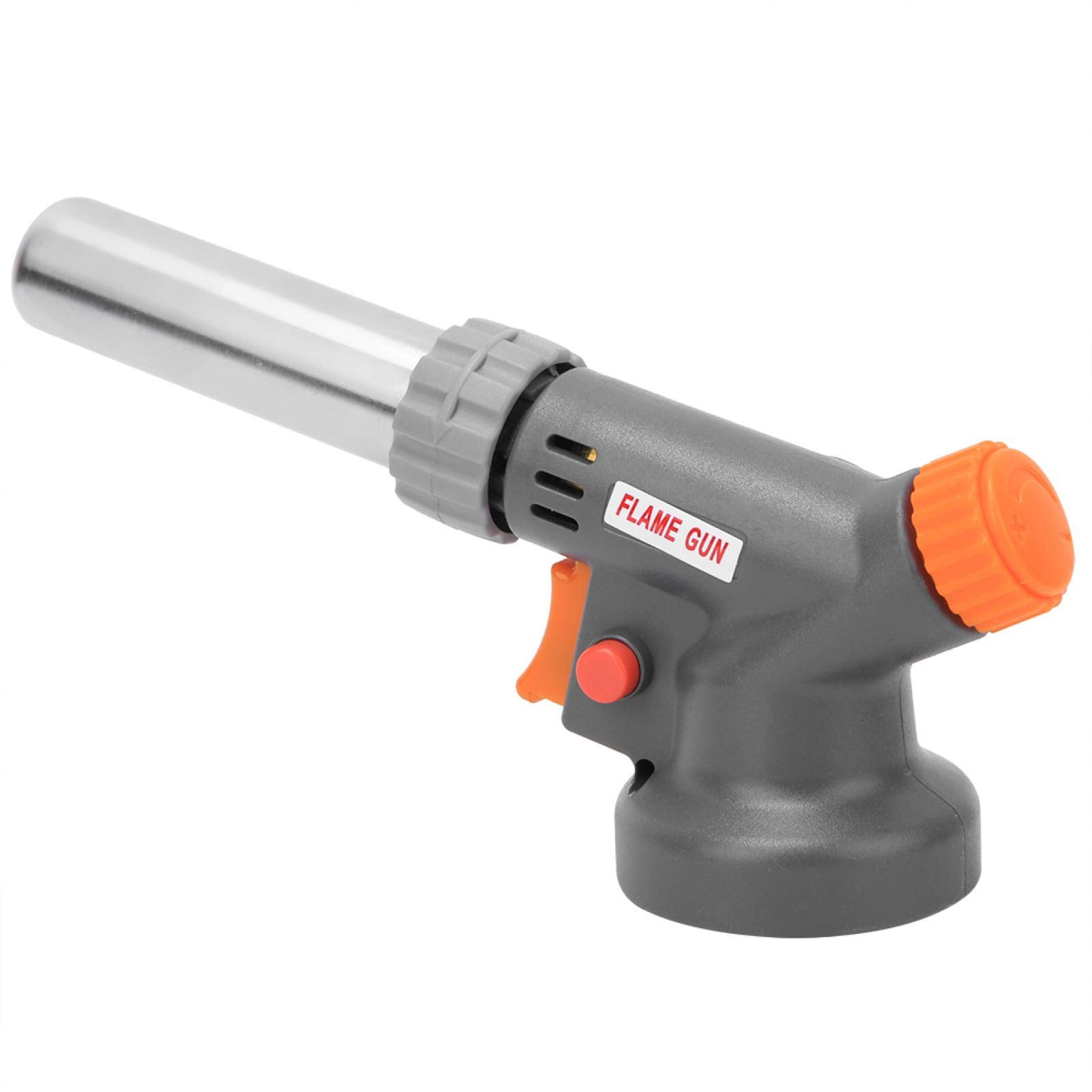 Refillable Butane Torch Lighter - 6.7 Inch Kitchen Torch for Cooking, Baking, Creme Brulee & Outdoor Camping, Hiking, BBQ - Portable Culinary & Survival Flame Tool