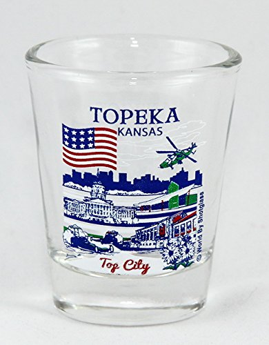 Topeka Kansas Great American Cities Collection Shot Glass - Premium Souvenir & Collectible for Travelers, Gift for Friends & Family - Perfect for Parties, Bars, and Home Decor