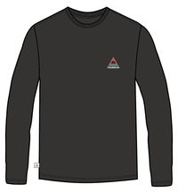 Vita Organic Relaxed Fit Long Sleeve T-Shirt for Men & Women - Soft Cotton Comfort Wear - Black | Perfect for Casual Outfits, Lounge Wear & Everyday Comfort