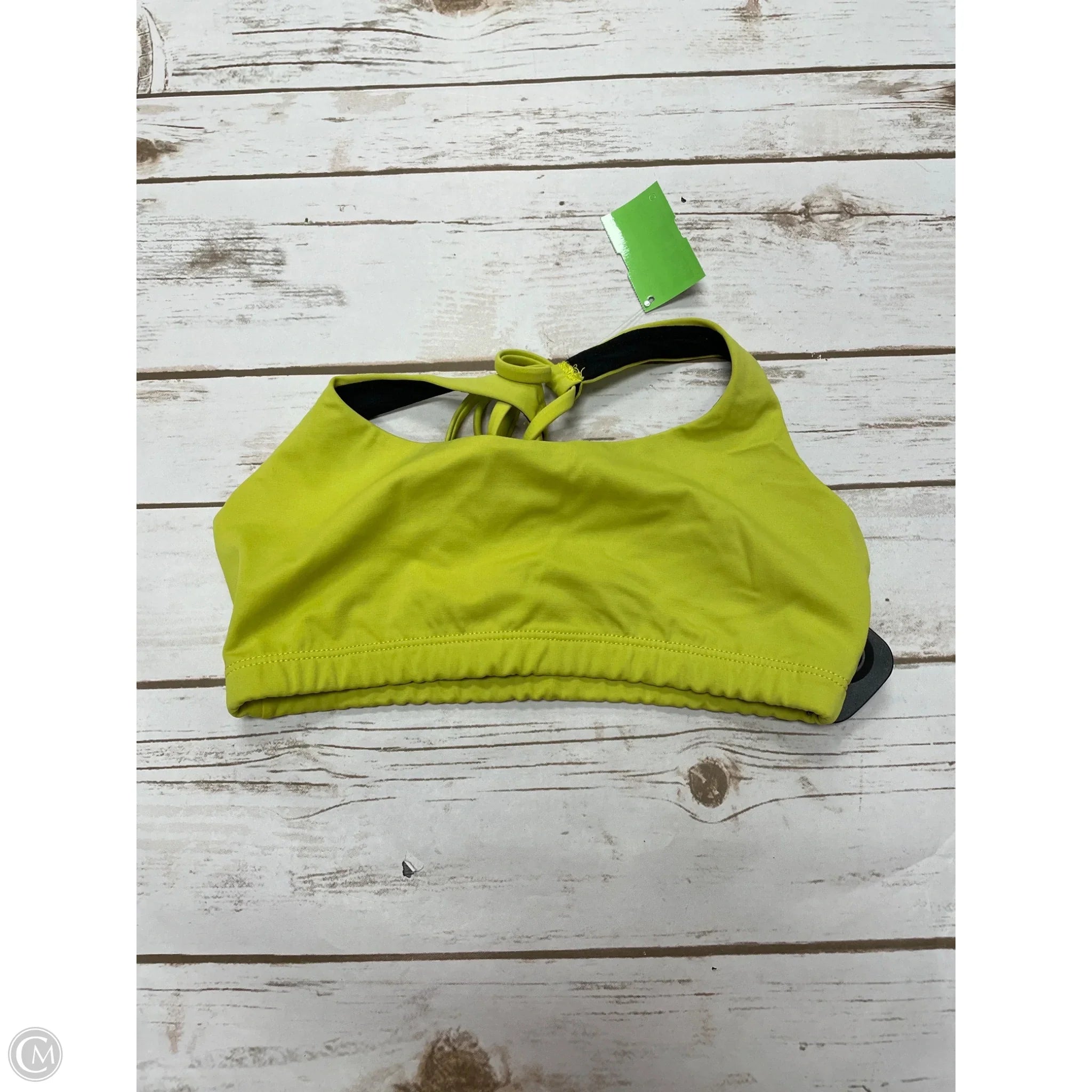 CME Women's Athletic Sports Bra - Yellow, Size S - Perfect for Yoga, Running & Gym Workouts