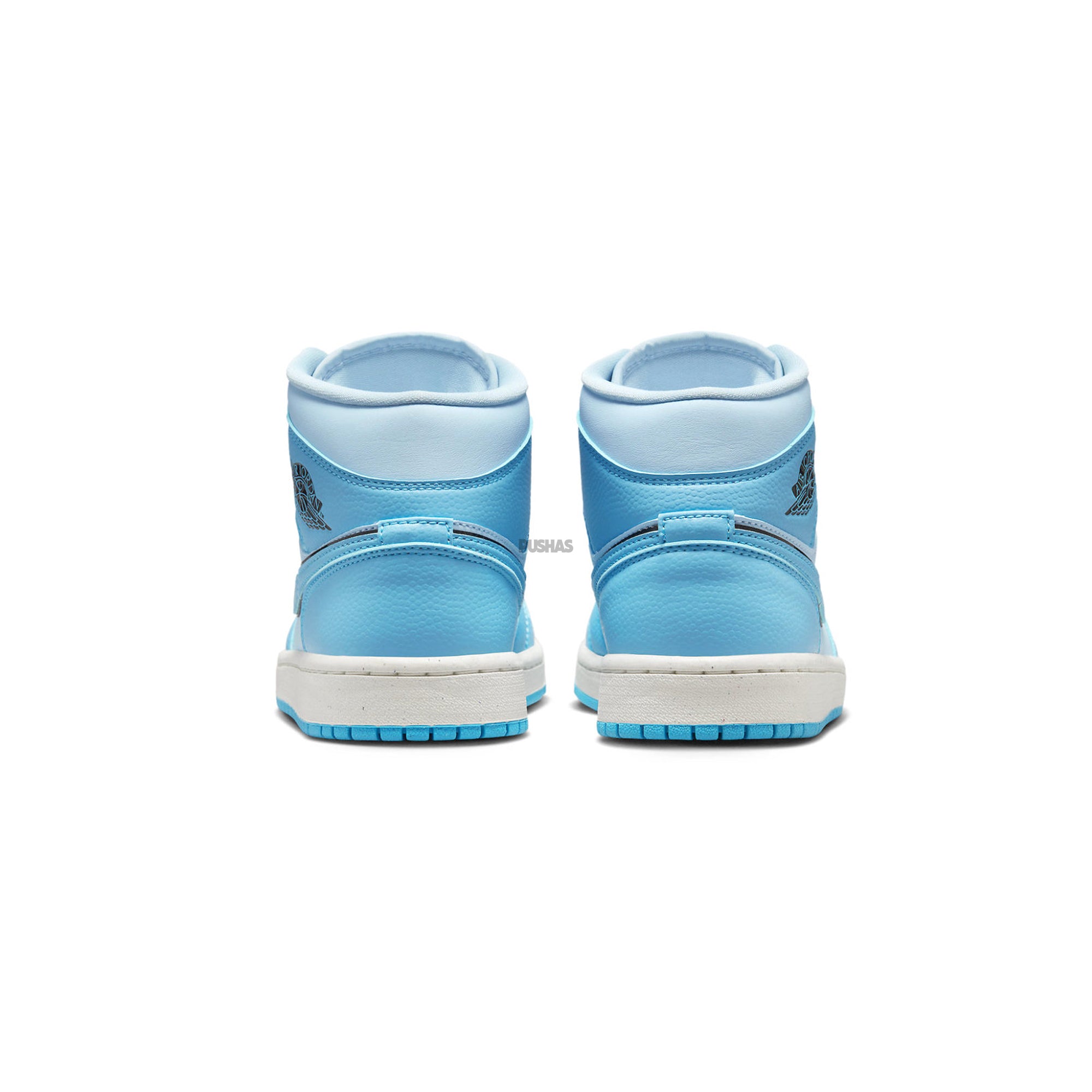 Air Jordan 1 Mid 'University Ice Blue' Women's Basketball Shoes (2022) - Comfortable Sneakers for Running, Gym Workouts & Casual Streetwear Fashion