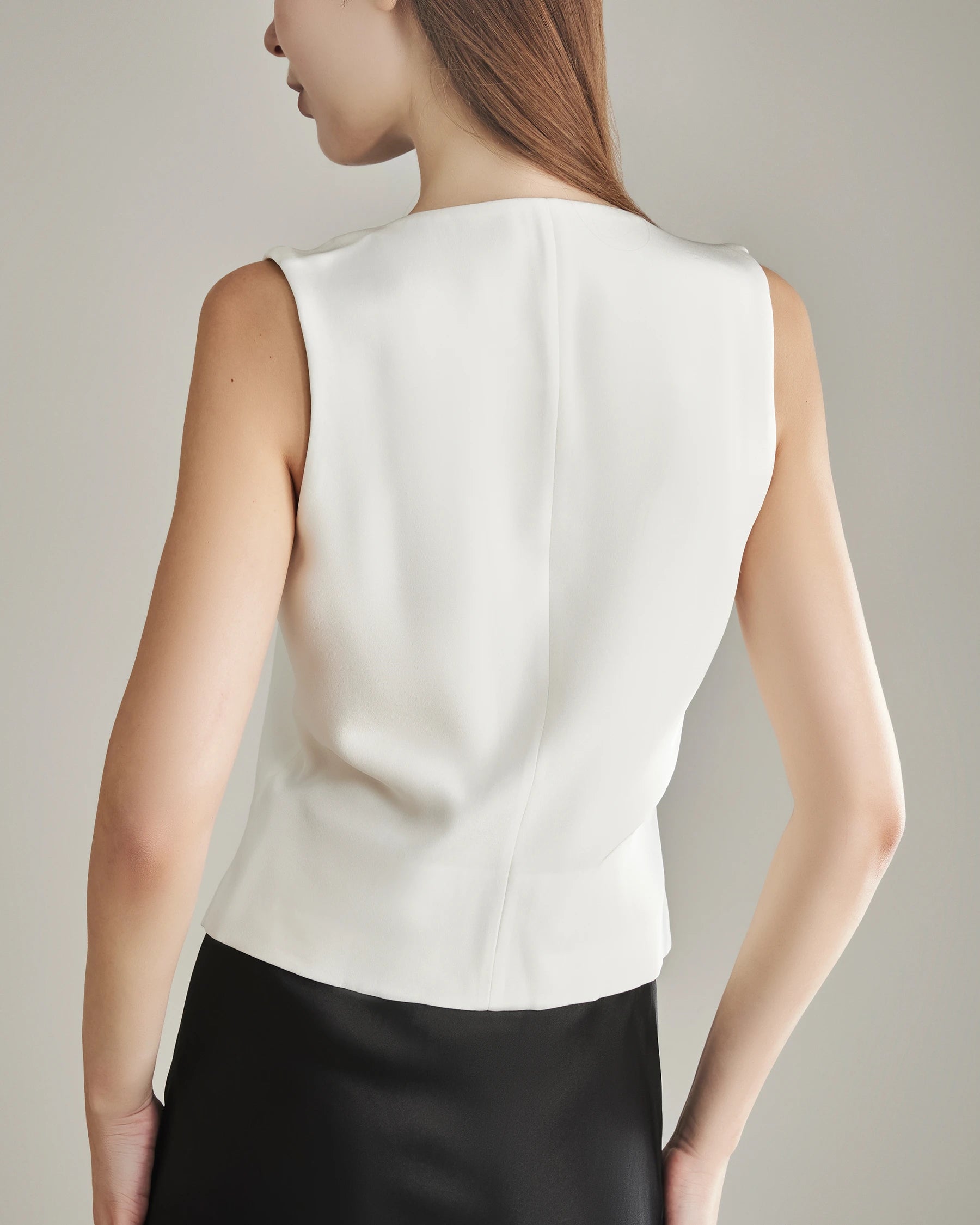 Elegant Women's Silk Suit Vest - Premium Blazer for Business & Formal Occasions - Perfect for Office Wear, Weddings & Professional Events