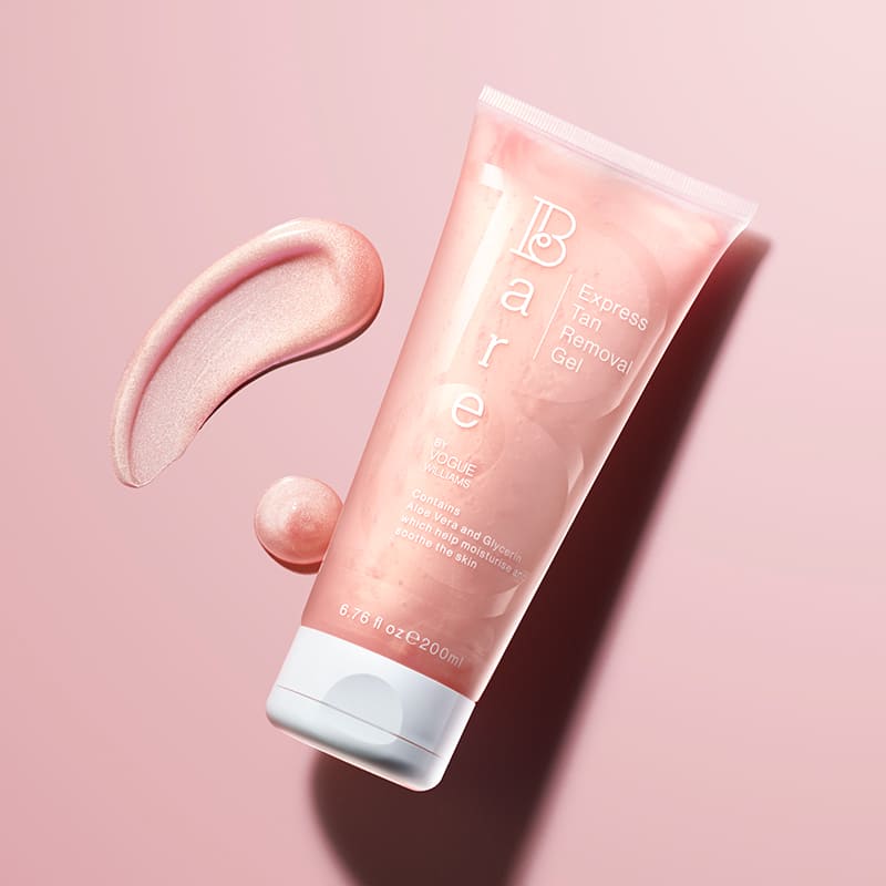 Bare by Vogue Express Tan Removal Gel - Exfoliating Body Scrub for Smooth Skin | Perfect for Post-Sun Care & Self-Tanning Prep