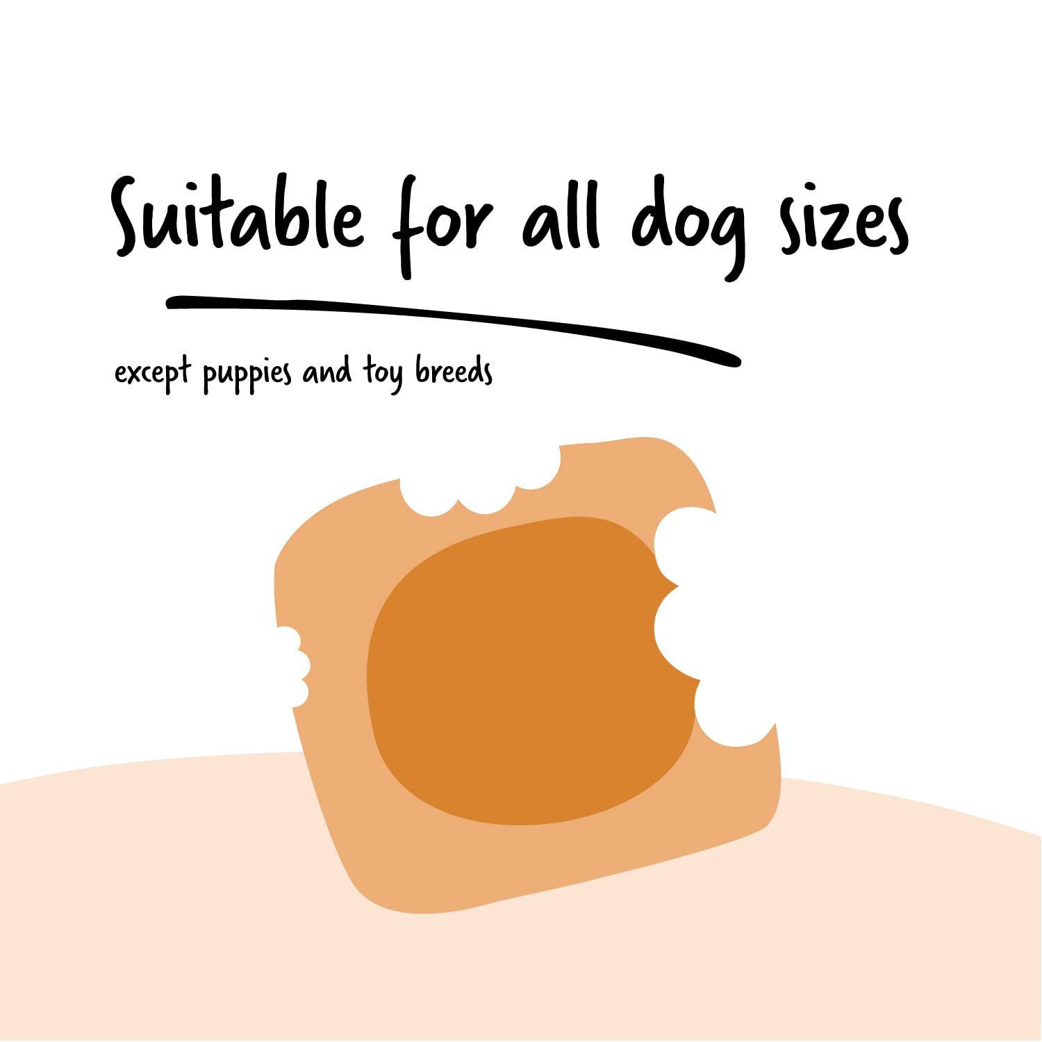 Ultra Chewy Peanut Butter Double Treat Dog Bones - Long-Lasting USA Made Treats for All Breeds, Highly Digestible for Aggressive Chewers (12 Count) - Perfect for Training Rewards & Dental Health