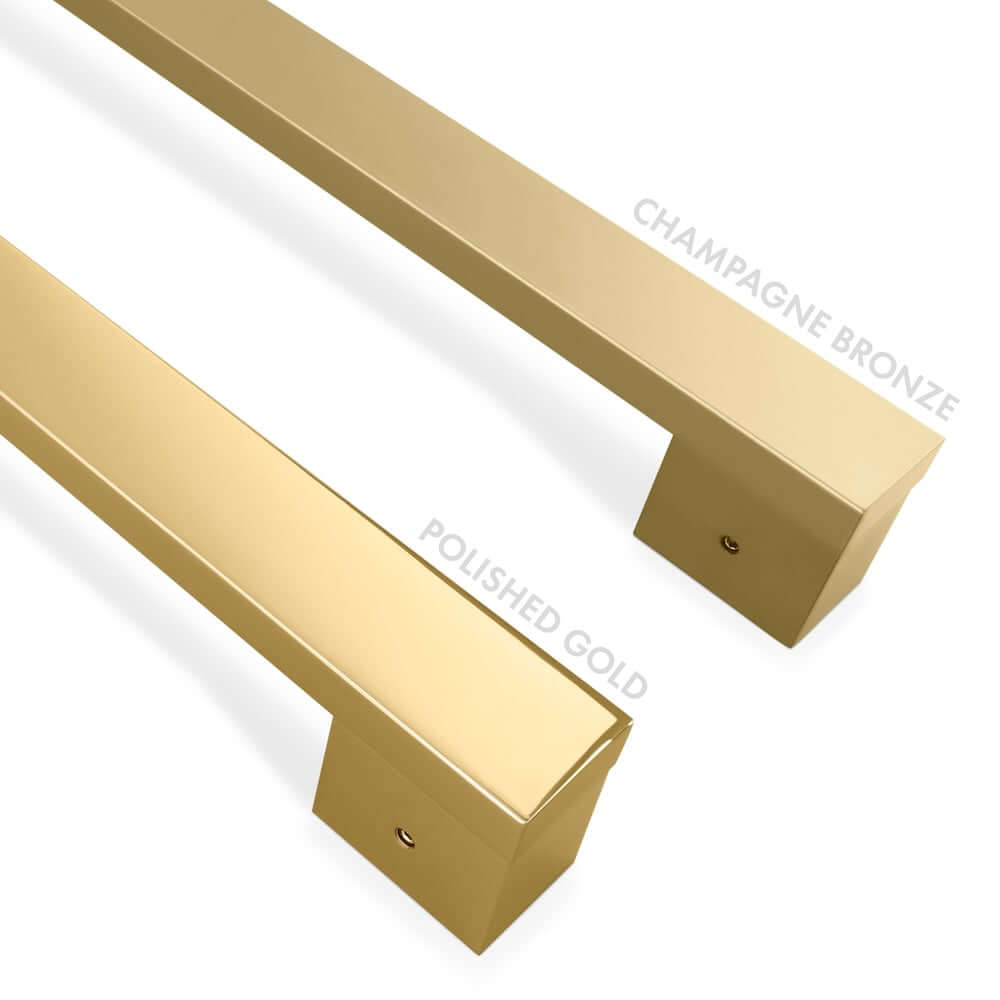 ZLINE Autograph Edition Modern Refrigerator Handles (Set of 4) - Compatible with Counter Depth & Standard Depth Fridges - Stainless Steel & Color Options - RFMHZ F 36 - Perfect for Kitchen Upgrades & Appliance Renovations