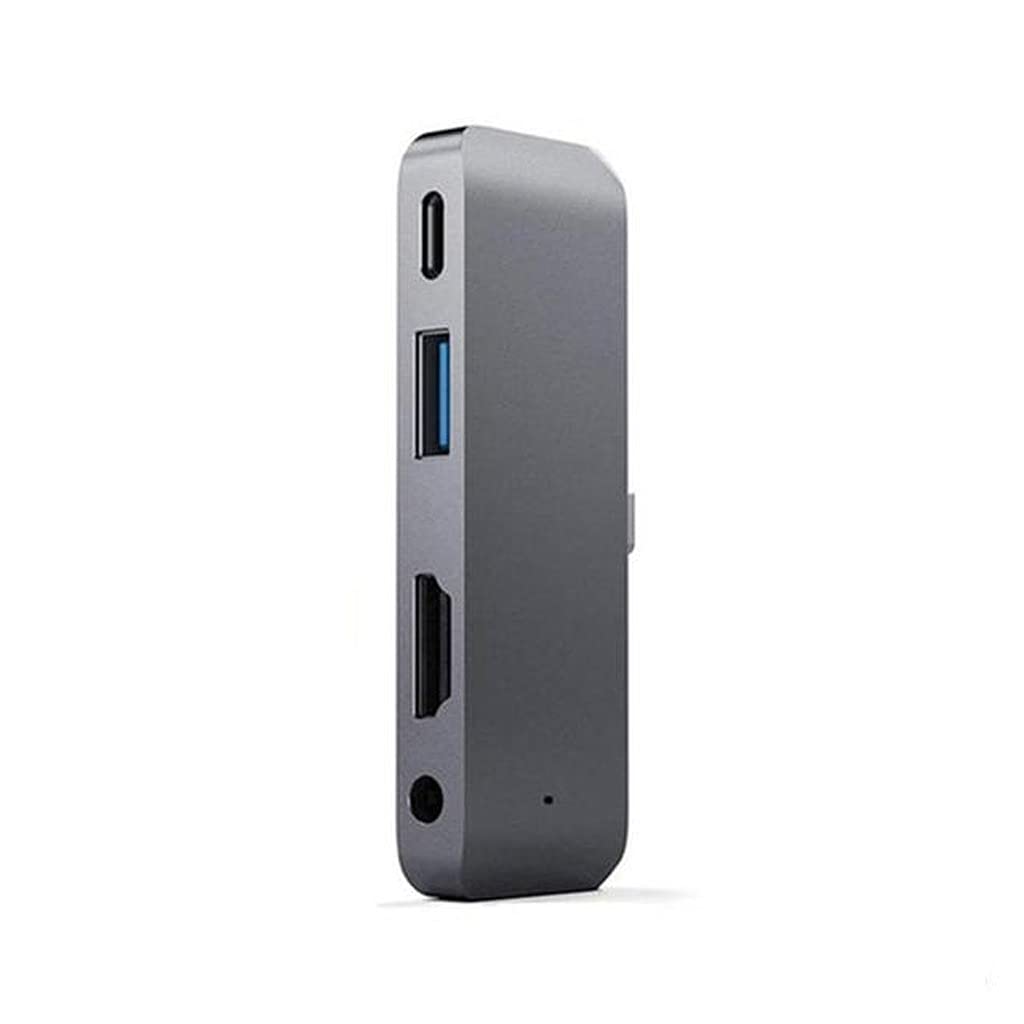 ZLDGYG 6-in-1 USB C Hub Adapter with 100W PD Charging, USB 3.0 Ports, 4K HDMI, SD/TF Card Reader & 3.5mm Audio Jack - Compact Multi-Port Dongle for MacBook Pro/Air, iPad Pro, Chromebook & Windows Laptops - Perfect for Home Office, Travel & Mobile Workstations