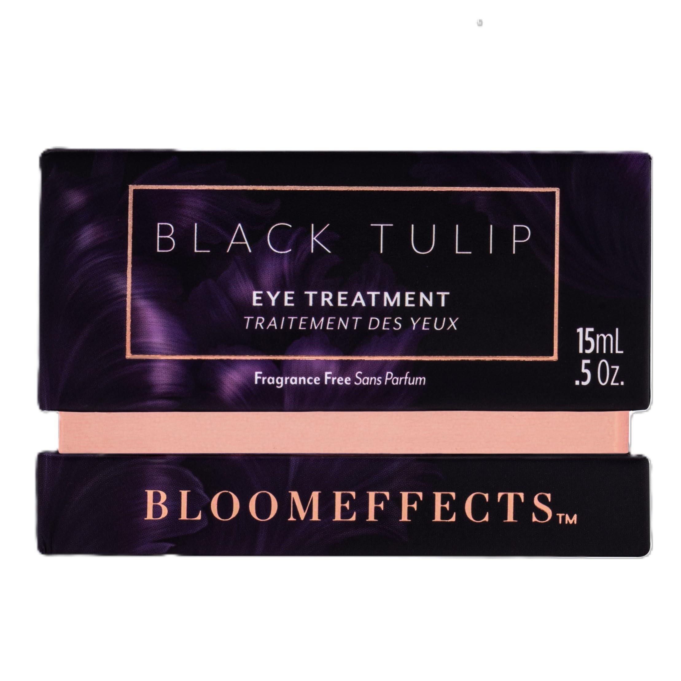 Bloomeffects Natural Black Tulip Eye Treatment Cream - Clean & Non-Toxic Under Eye Cream for Dark Circles, Puffiness & Wrinkles (0.5oz | 15mL) - Perfect for Morning & Night Skincare Routine