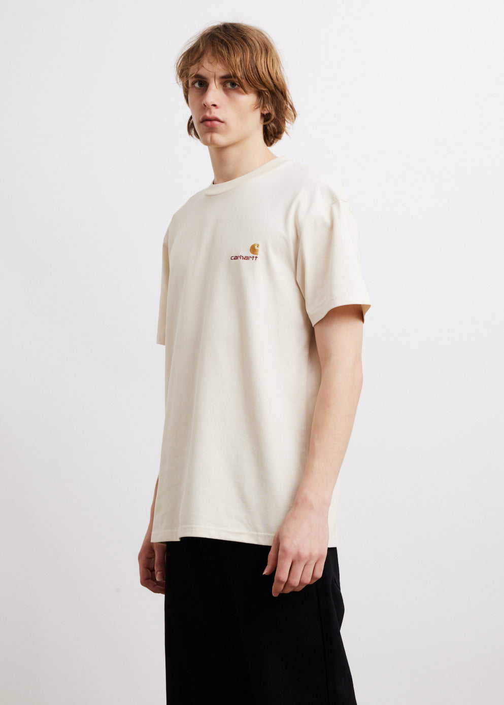 Vintage American Script T-Shirt - Classic Cotton Tee for Men & Women | Casual Wear, Street Style, Everyday Outfit