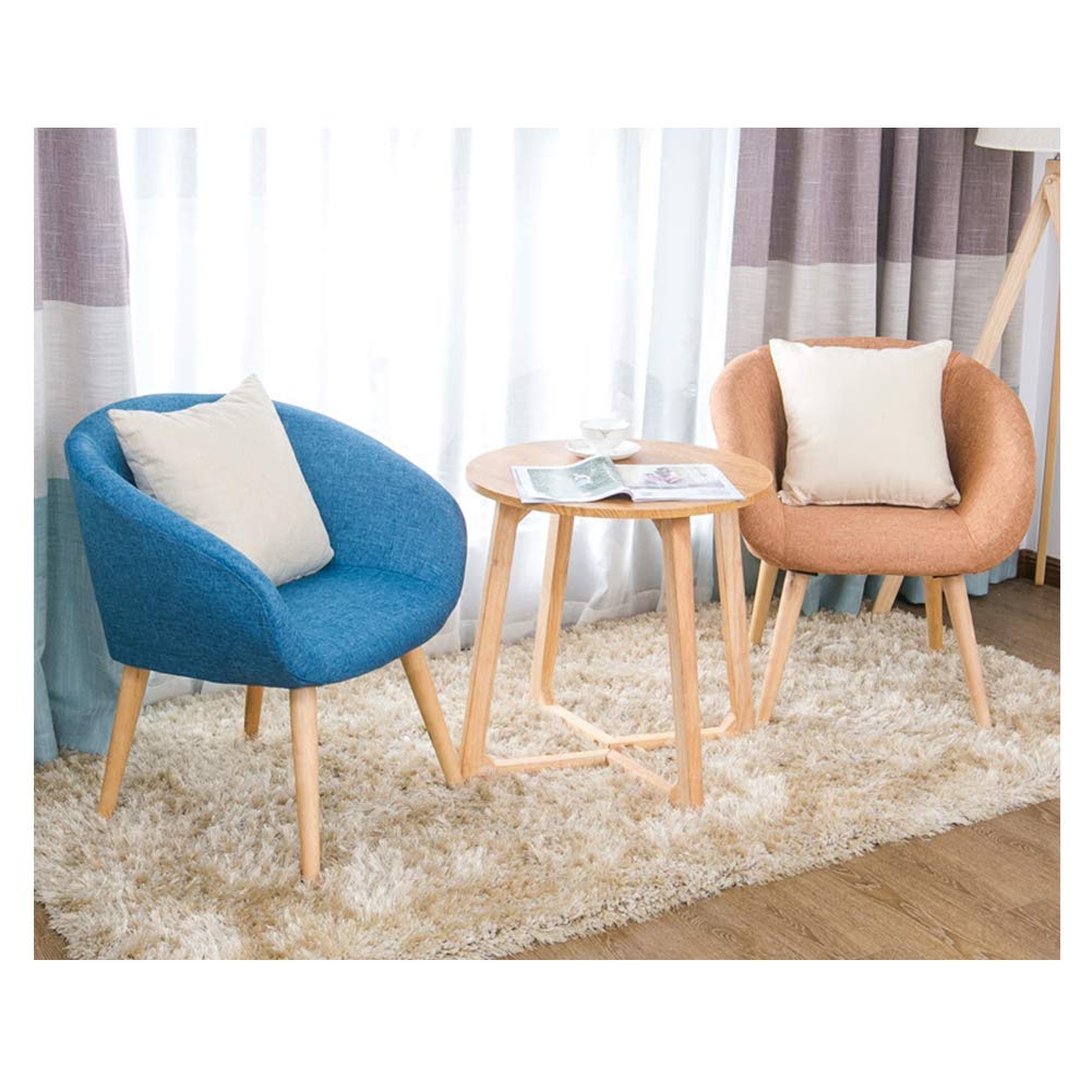 Ergonomic Upholstered Dining Chairs - Mid Century Modern Solid Wood Lounge Chair for Restaurant, Pub, Cafe, Living Room & Hotel - Comfortable Armchair for Relaxing, Dining & Leisure Spaces