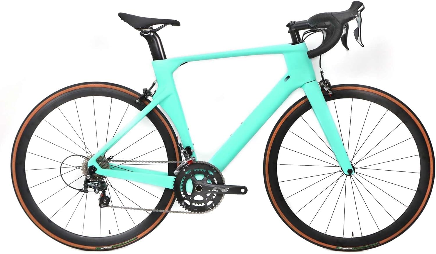 Lightweight Carbon Road Bike Model H - 18.7lb Carbon Fiber Frame with Shimano SORA 18-Speed Groupset | Custom Bike Club Logo | Perfect for Racing, Commuting & Long-Distance Cycling