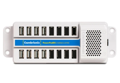 Cambrionix PowerPad 8S USB Charging Station - Fast Charging Hub for Multiple Devices | Perfect for Offices, Schools, and Retail Stores