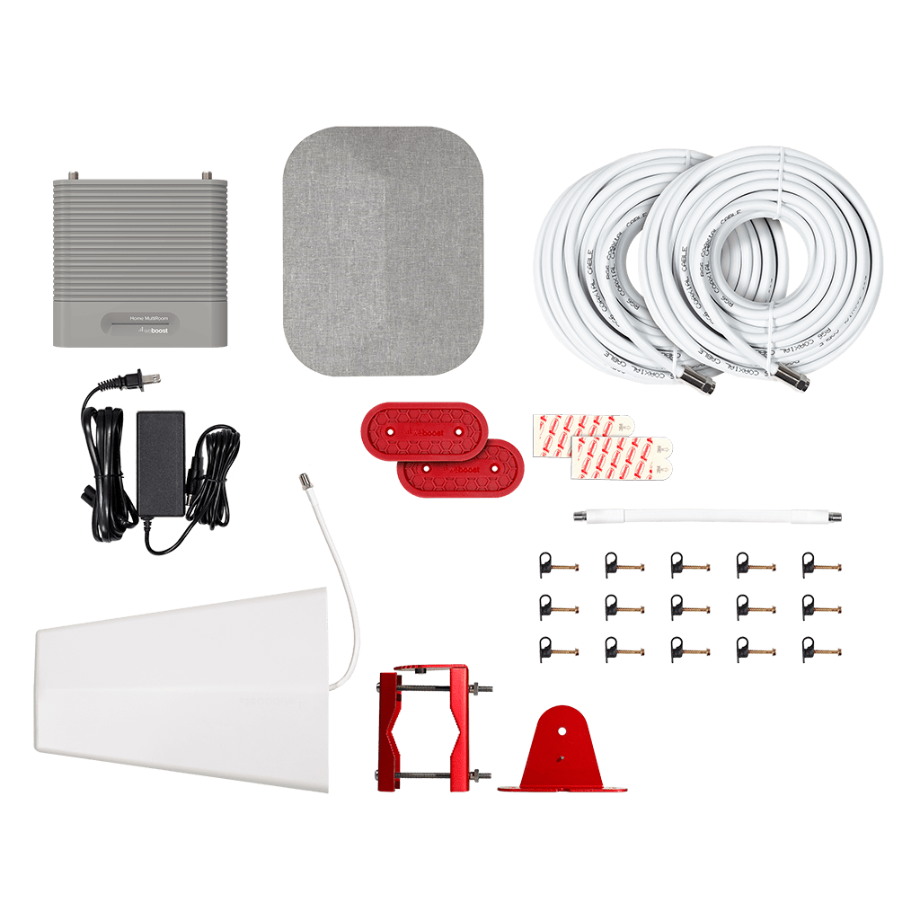 weBoost Home MultiRoom Cell Phone Signal Booster Kit - 4G LTE & 5G Compatible for Stronger Home & Office Connectivity | Perfect for Remote Work & Streaming