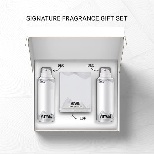Thakor Craft Signature Men's Perfume Gift Set - 350ml (2 Deodorants + 1 Eau De Toilette) | Long-Lasting Fragrance for Daily Wear, Date Nights & Special Occasions