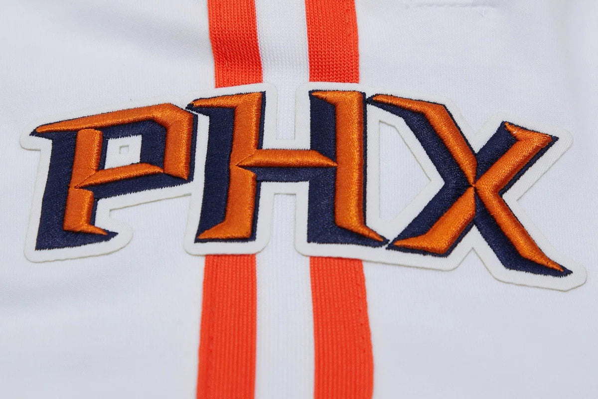 Pro Standard Phoenix Suns Logo Pro Team Basketball Shorts for Men - White (BPS351939) | Perfect for NBA Games, Workouts & Casual Wear