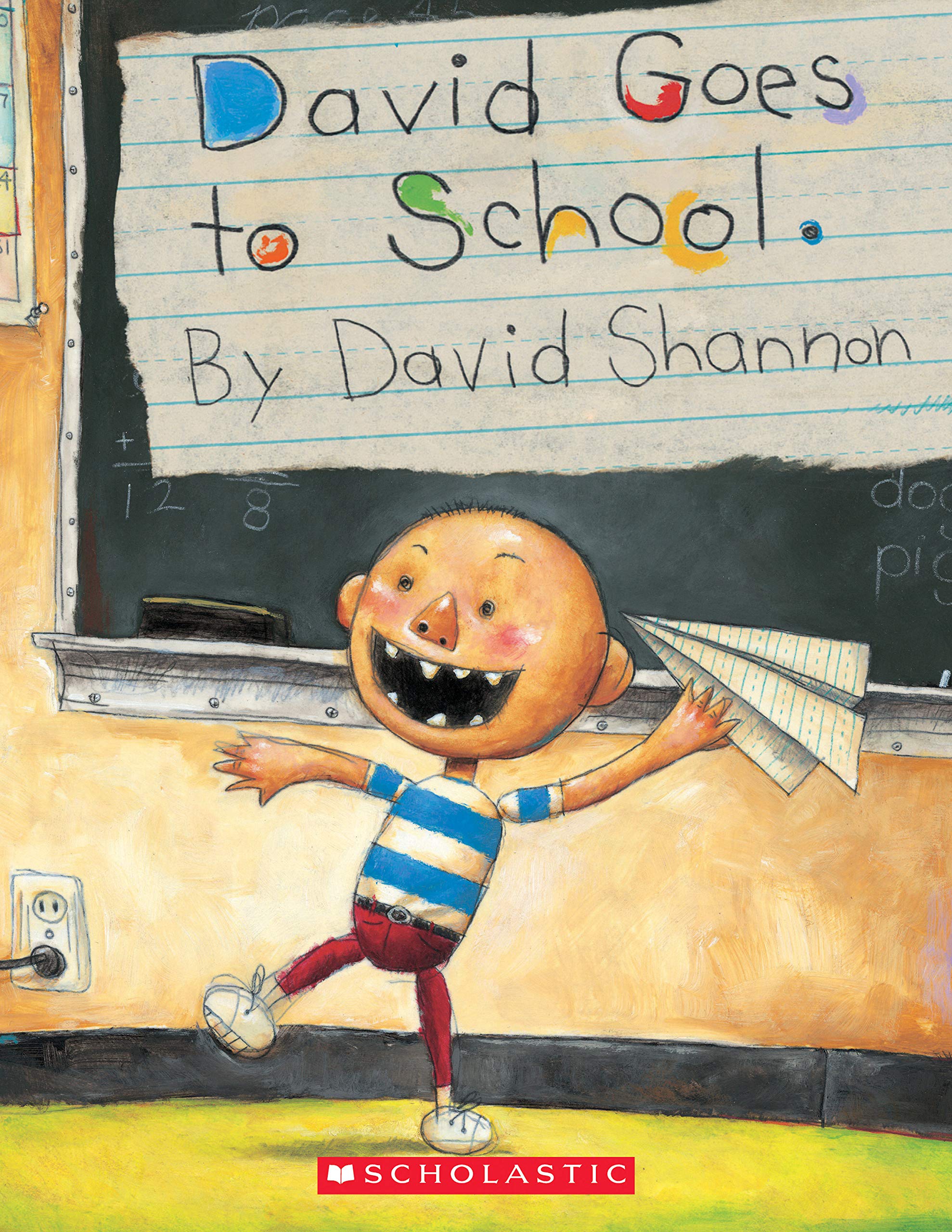 David Goes to School by David Shannon | Children's Picture Book About School Rules | Perfect for Classroom Read-Alouds & Back-to-School Gifts
