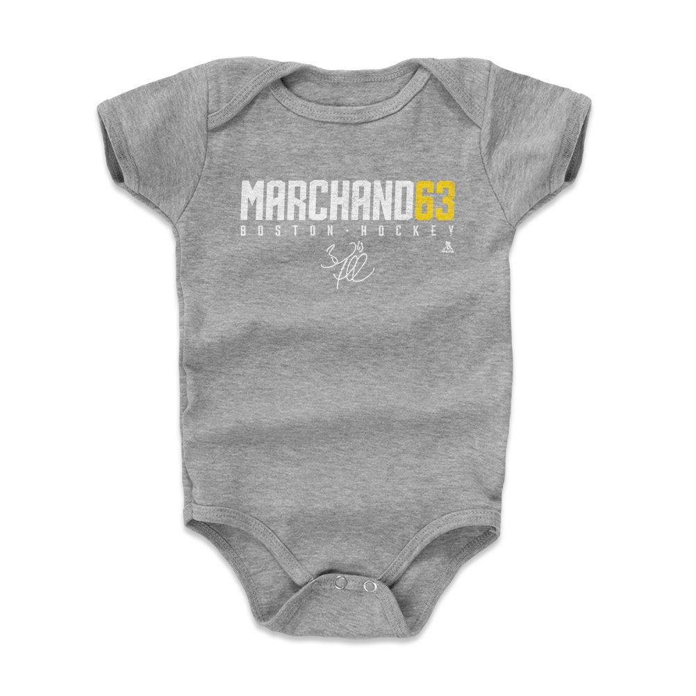 500 LEVEL Brad Marchand Baby Clothes - Official Marchand63 Jersey for Newborns & Infants | Perfect for Game Day, Birthday Gifts & Bruins Fan Apparel